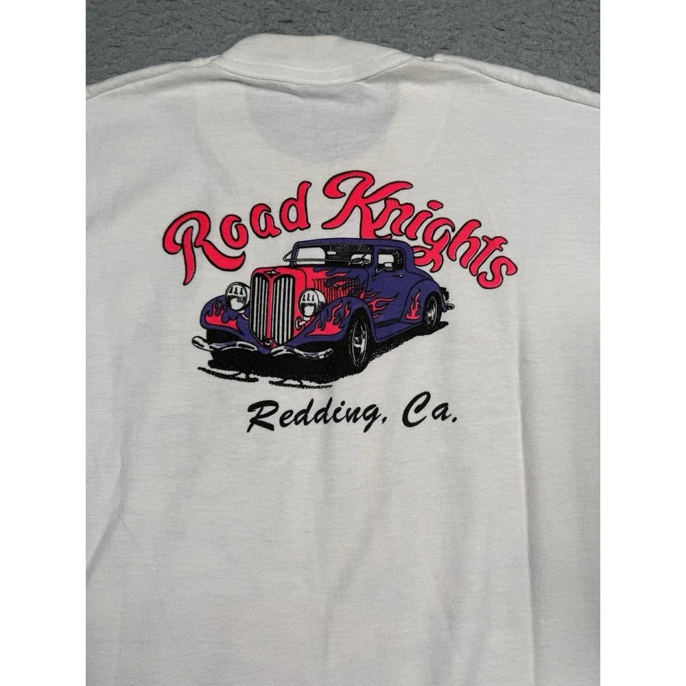 Vintage 1960s Fruit Of The Loom Route Us 66 Got‎ My Kicks White Tshirt Adult XL